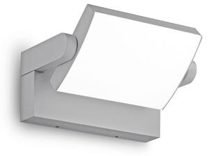 IDEAL LUX Ideal Lux LED vanjska zidna svjetiljka Swipe, siva, IP54, 3000 K, Sivo, Metal