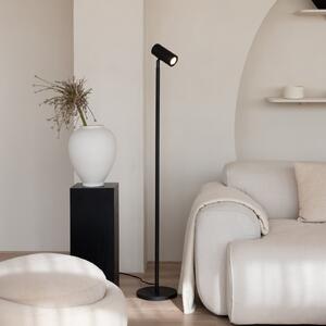 Good & Mojo GOOD MOJO podna lampa Java, crna, 141 cm, bambus, GU10, Crno, Dnevni boravak/blagovaonica, Bambus