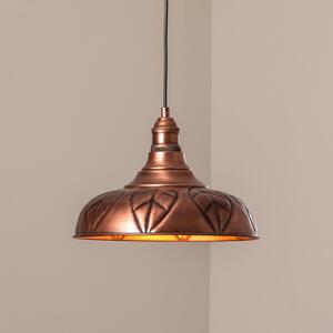 Opviq Saglam viseća svjetiljka, bakar, metal, Ø 32 cm, E27, prigušiva, Bakar, Dnevni boravak/blagovaonica, Metal