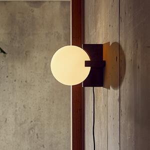 FRANDSEN stolna lampa Hito, mramor, staklo, E14, visina 19,5 cm, Crno, Dnevni boravak/blagovaonica, Kamen