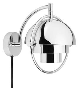 GUBI zidna svjetiljka Multi-Lite, krom, metal, G9, prigušiva, Sivo, Dnevni boravak/blagovaonica, Mjed
