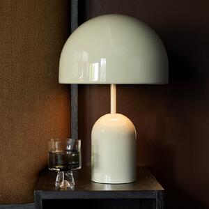 Tom Dixon LED stolna lampa Bell, svijetlosiva, visina 43 cm, prigušljiva, prigušiva, Sivo, Dnevni boravak/blagovaonica, Metal