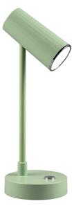 Svijetlo zelena LED stolna lampa s mogućnošću zatamnjivanja (visina 28 cm) Lenny – Trio