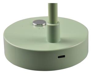 Svijetlo zelena LED stolna lampa s mogućnošću zatamnjivanja (visina 28 cm) Lenny – Trio