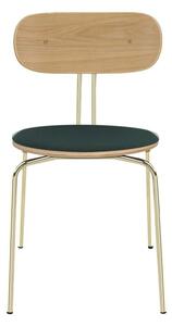 Tamno zelena/u zlatnoj boji blagovaonska stolica Curious – UMAGE