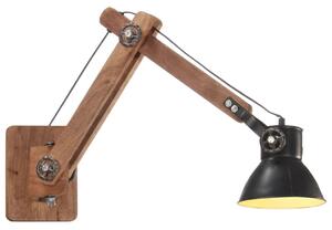 VidaXL Zidna svjetiljka u industrijskom stilu crna okrugla E27