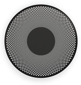 Northern LED zidna svjetiljka Glint, mat crna, čelik, Ø 25 cm, prigušiva, Crno, Dnevni boravak/blagovaonica, Aluminij