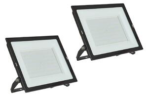 PRIOS Prios LED vanjski reflektor Maikel, 200 W, metalni, set od 2 komada, Crno, Aluminij