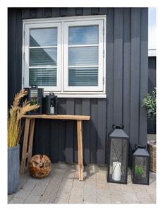 Pomoćni stol od masivne tikovine u prirodnoj boji 30x90 cm Girona – House Nordic
