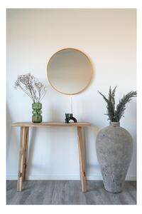 Pomoćni stol od masivne tikovine u prirodnoj boji 30x90 cm Girona – House Nordic