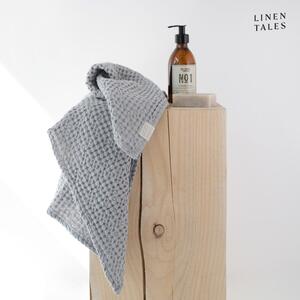 Svijetlo sivi ručnik 50x70 cm Honeycomb - Linen Tales