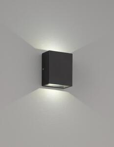 Crna LED zidna lampa Denver - Fischer & Honsel