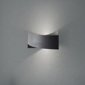 Opviq Zidna svjetiljka Tadhg, crna, metalna, širine 35 cm, G9, prigušiva, Crno, Dnevni boravak/blagovaonica, Metal