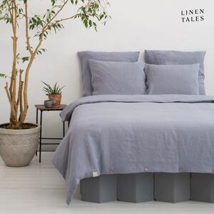 Svijetlo siva posteljina za krevet za jednu osobu od konopljinog vlakna 140x200 cm - Linen Tales