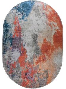 Plavo-narančasti perivi tepih 60x100 cm – Vitaus