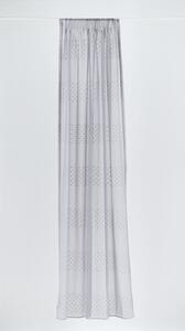 Siva prozirna zavjesa 140x260 cm Aurea – Mendola Fabrics
