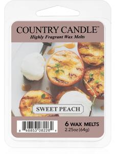 Country Candle Sweet Peach vosak za aroma lampu 64 g