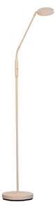 FISCHER & HONSEL Sorento LED podna lampa, visina 138 cm, boja pijeska, metal, CCT, prigušiva, Bež, Dnevni boravak/blagovaonica, Metal