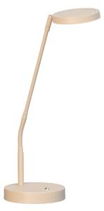 FISCHER & HONSEL Sorento LED stolna lampa, visina 48 cm, boja pijeska, metal, CCT, prigušiva, Bež, Dnevni boravak/blagovaonica, Metal