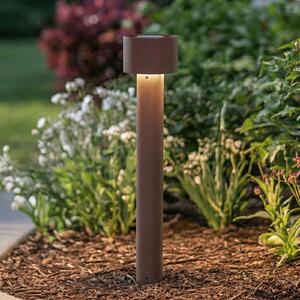 Arcchio LED svjetiljka za put Milten, 65 cm, boja hrđe, IP65, Smeđa / hrđa, Aluminij