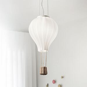 IDEAL LUX Viseća svjetiljka Ideal Lux Dream Big, bijela, opalno staklo, Ø 42 cm, Bijela, Dnevni boravak/blagovaonica, Staklo