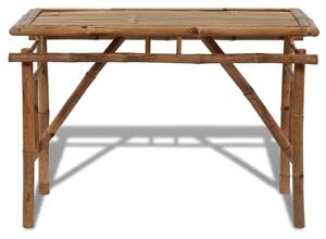 VidaXL Vrtni sklopivi stol od bambusa 120 x 50 x 77 cm