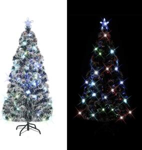 VidaXL Osvijetljeno božićno drvce sa stalkom 150 cm optička vlakna