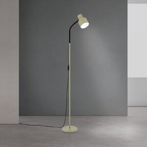 ORION Podna lampa Gili, čelik, svijetlozelena, visina 150 cm, E27, Zelena, Dnevni boravak/blagovaonica, Metal, Svjetlo za čitanje