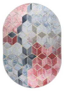 Ružičasto-svijetlo sivi perivi tepih 80x120 cm – Vitaus