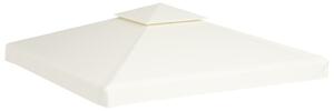 VidaXL Zamjenski pokrov za sjenicu 310 g/m² krem bijeli 3 x 3 m