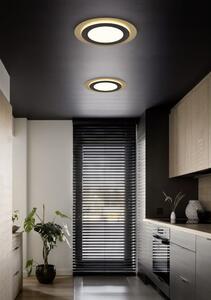 Crno-u zlatnoj boji LED stropna svjetiljka s mogućnošću zatamnjivanja ø 45 cm Morgan – Trio