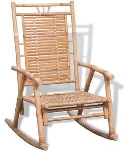 VidaXL Vrtna stolica za ljuljanje od bambusa