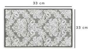 Sivi pamučni ručnik 33x33 cm Damask – Foutastic