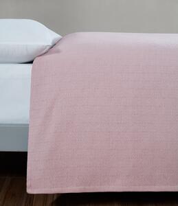 Ružičasti pamučni prekrivač za bračni krevet 200x230 cm Serenity – Mijolnir