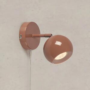 Markslöjd Zidna lampa Pop, smeđa, širina 10 cm, metalna, Smeđa / hrđa, Dnevni boravak/blagovaonica, Metal