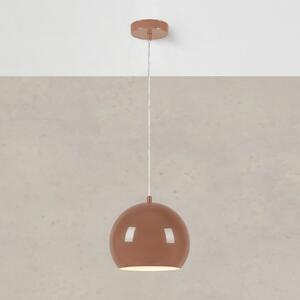 Markslöjd Viseća lampa Pop, Ø 20 cm, smeđa, metalna, prigušiva, Smeđa / hrđa, Dnevni boravak/blagovaonica, Metal