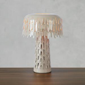 Markslöjd Stolna lampa Verbera, siva, visina 38 cm, metalna, Sivo, Dnevni boravak/blagovaonica, Metal