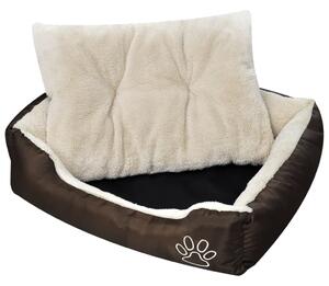 VidaXL Topli krevet za pse s podstavljenim jastukom L