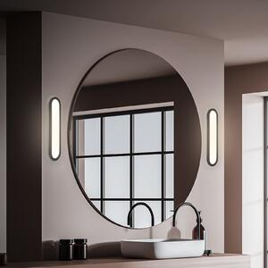 Briloner LED zidna lampa za kupaonicu Pil, crna, širina 35 cm, plastika, Crno, kupaonica, Plastika