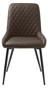 Tamnosmeđa blagovaonska stolica Milton - Unique Furniture