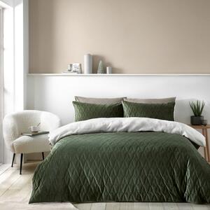 Zelena posteljina za krevet za jednu osobu 135x200 cm Christmas Tree – Catherine Lansfield
