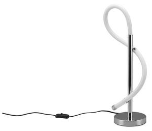 LED stolna lampa u sjajno srebrnoj boji (visina 54 cm) Argos – Trio