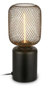 Briloner Stolna lampa Rist, crna, visina 22 cm, metalna, Crno, Dnevni boravak/blagovaonica, Metal