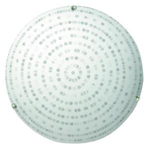 Bijela stropna svjetiljka sa staklenim sjenilom ø 30 cm Circle - Candellux Lighting