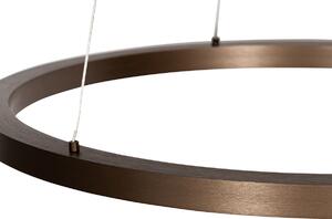 Brončana viseća svjetiljka 60 cm uklj. LED s 3 stupnja prigušivanja - Girello