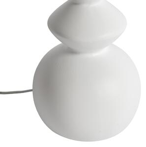 Dizajn stolna lampa bijela keramika 15 cm bez sjenila - Alisia