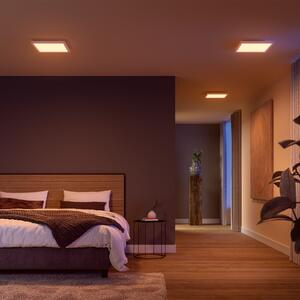 Philips Hue LED panel White & Color Ambiance Surimu, 30x30cm, prigušiva, Bijela, Dnevni boravak/blagovaonica, Aluminij