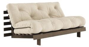 Bež/krem sklopiva sofa 160 cm Roots – Karup Design