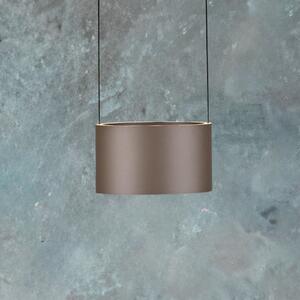 PURE LED visilica Clipse, brončana boja Ø 20 cm CCT, 2 žarulje, prigušiva, Bronca / stari mesing, Dnevni boravak/blagovaonica, Metal
