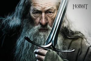 Ilustracija Hobbit - Gandalf, (40 x 26.7 cm)
